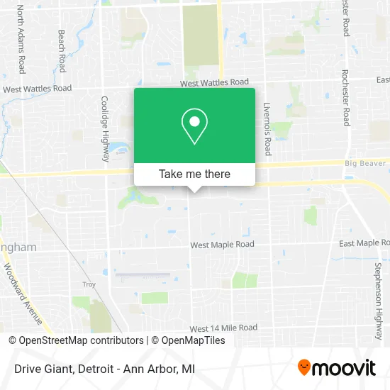 Drive Giant map