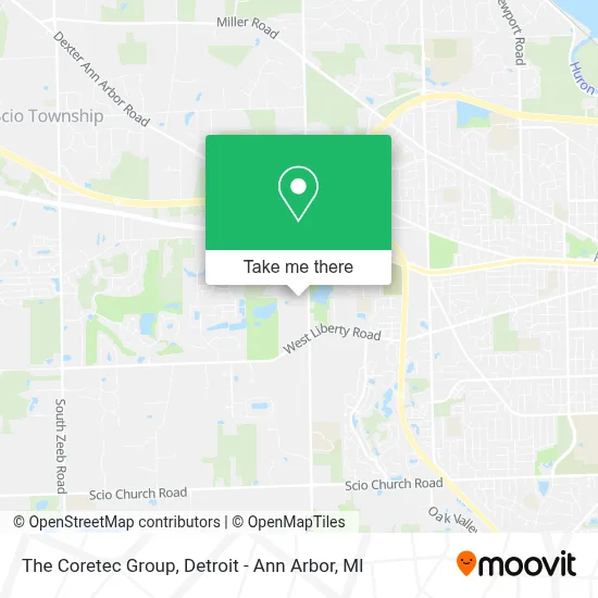 The Coretec Group map