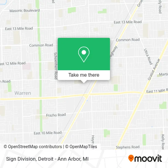 Sign Division map