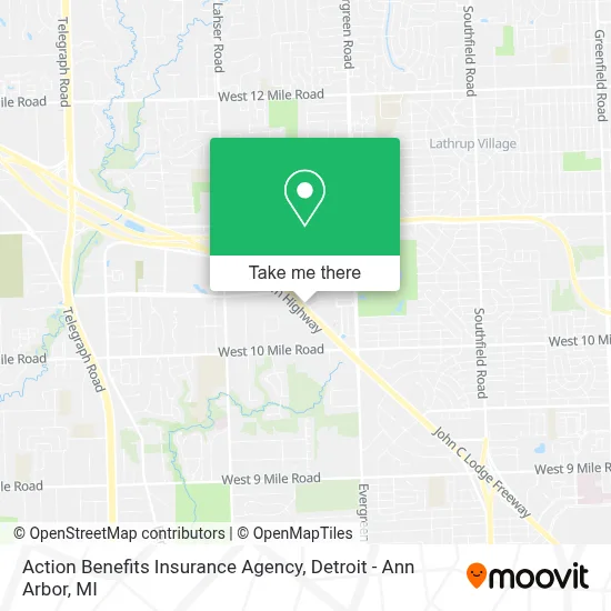 Action Benefits Insurance Agency map