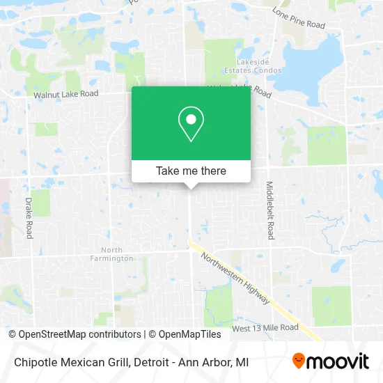 Chipotle Mexican Grill map