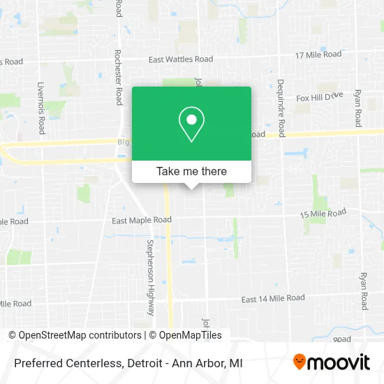 Preferred Centerless map
