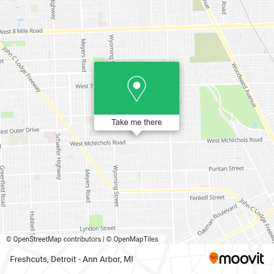 Freshcuts map