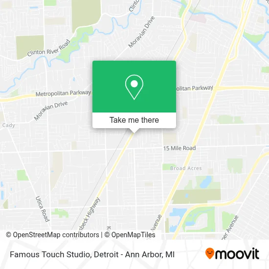 Famous Touch Studio map