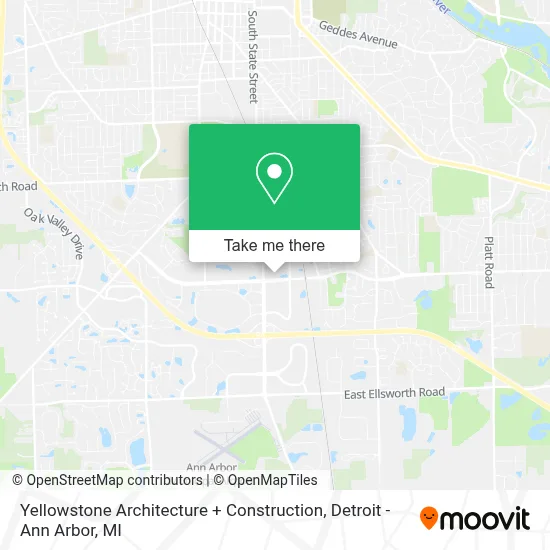Yellowstone Architecture + Construction map