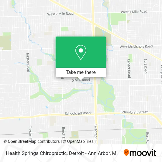 Health Springs Chiropractic map