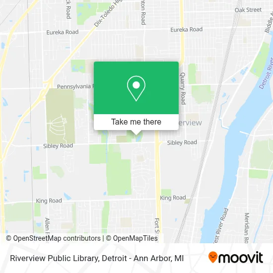 Riverview Public Library map