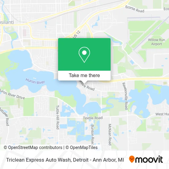 Triclean Express Auto Wash map