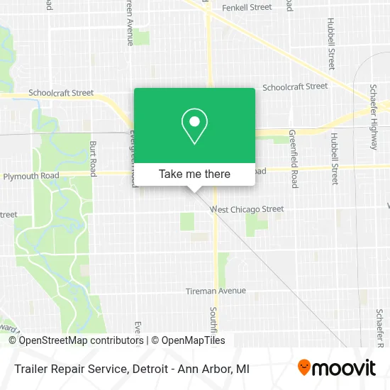Trailer Repair Service map