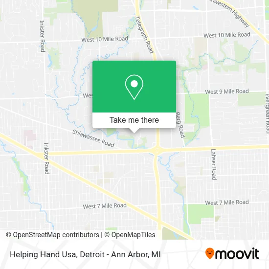 Helping Hand Usa map