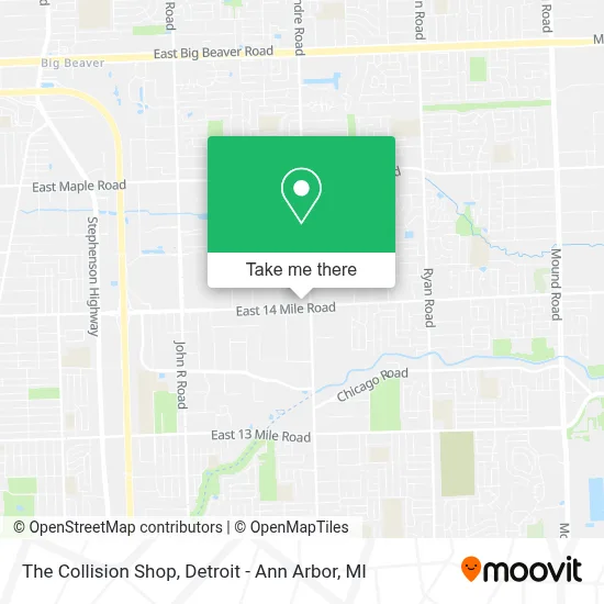 The Collision Shop map