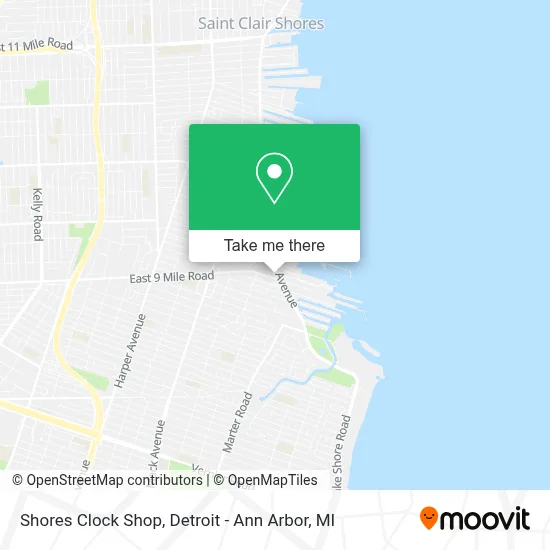 Shores Clock Shop map