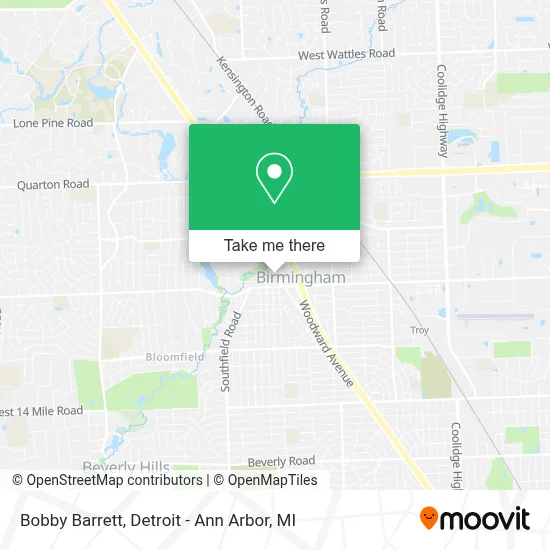 Bobby Barrett map