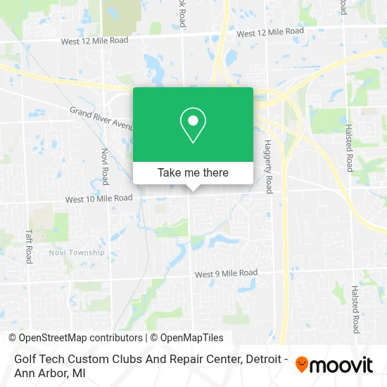 Golf Tech Custom Clubs And Repair Center map