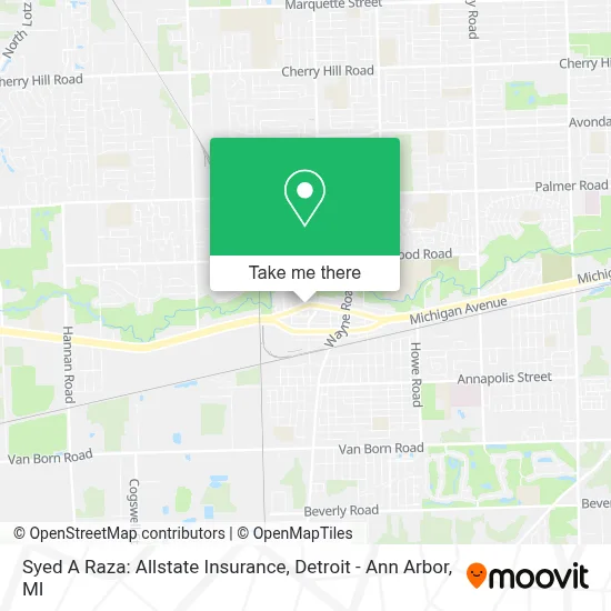 Syed A Raza: Allstate Insurance map