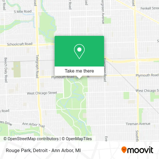 Rouge Park map