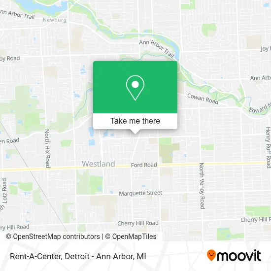 Rent-A-Center map