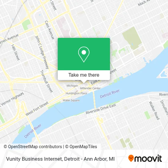 Vunity Business Internet map