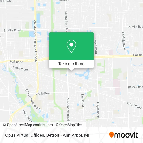 Opus Virtual Offices map