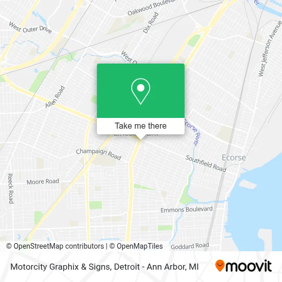 Motorcity Graphix & Signs map
