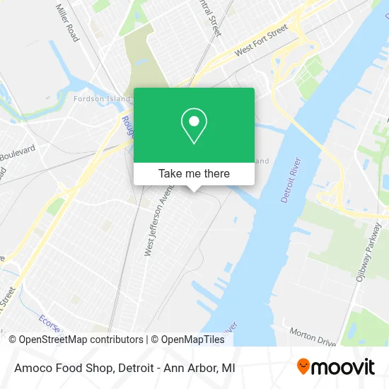 Amoco Food Shop map