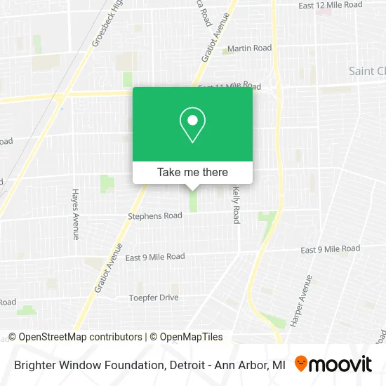 Brighter Window Foundation map