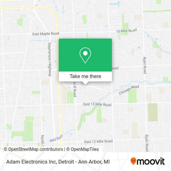 Adam Electronics Inc map