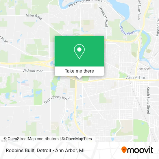 Robbins Built map