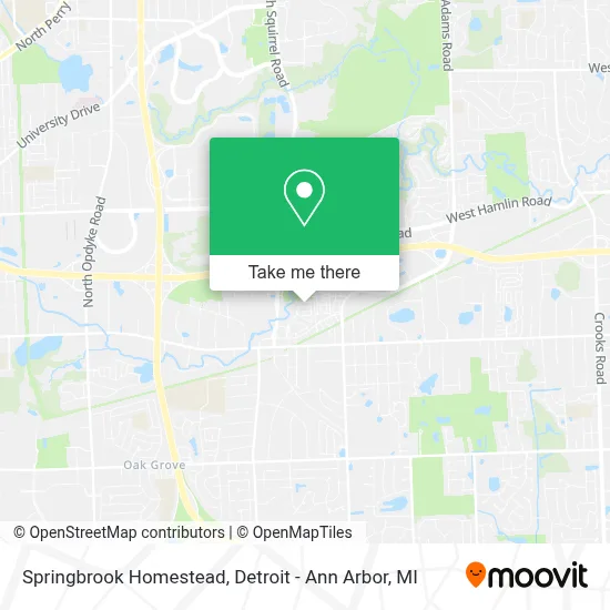 Springbrook Homestead map