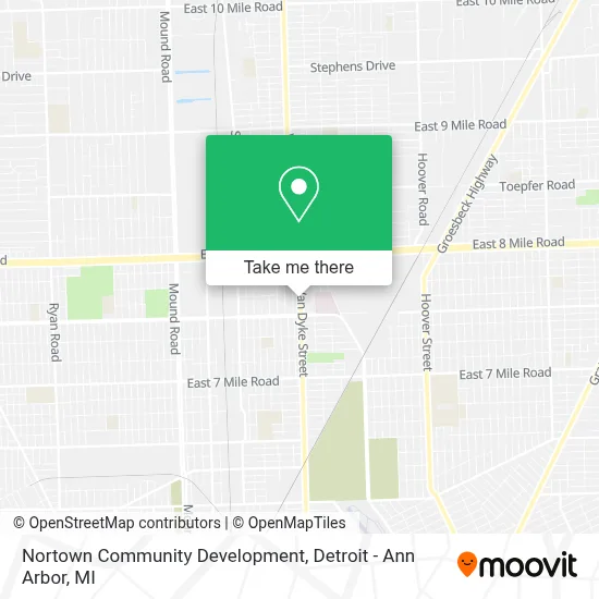 Nortown Community Development map
