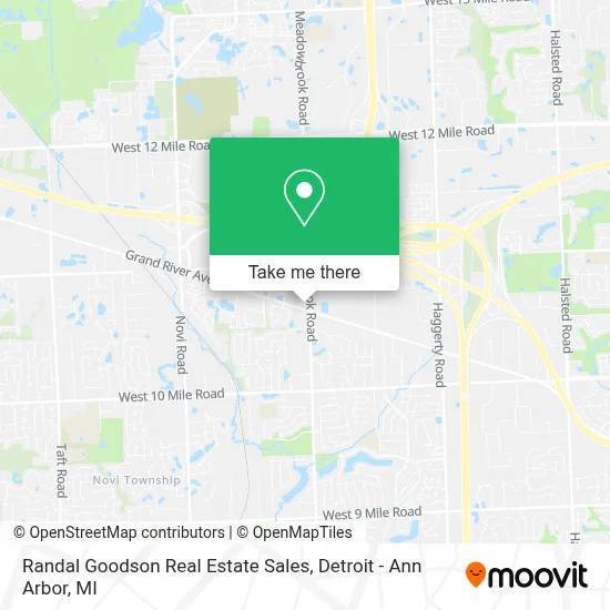 Randal Goodson Real Estate Sales map