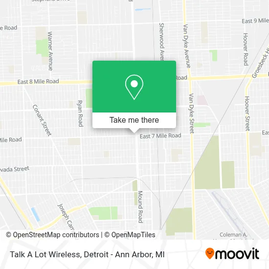 Talk A Lot Wireless map