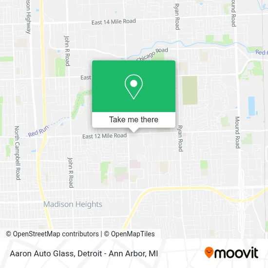 Aaron Auto Glass map