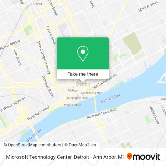 Microsoft Technology Center map