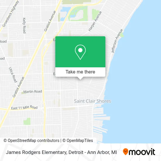 James Rodgers Elementary map