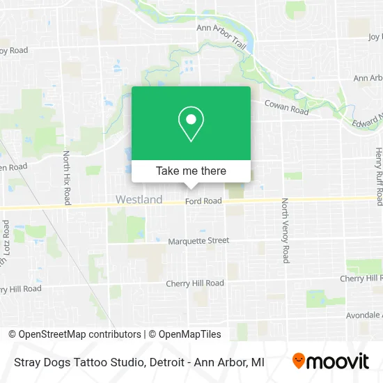Stray Dogs Tattoo Studio map