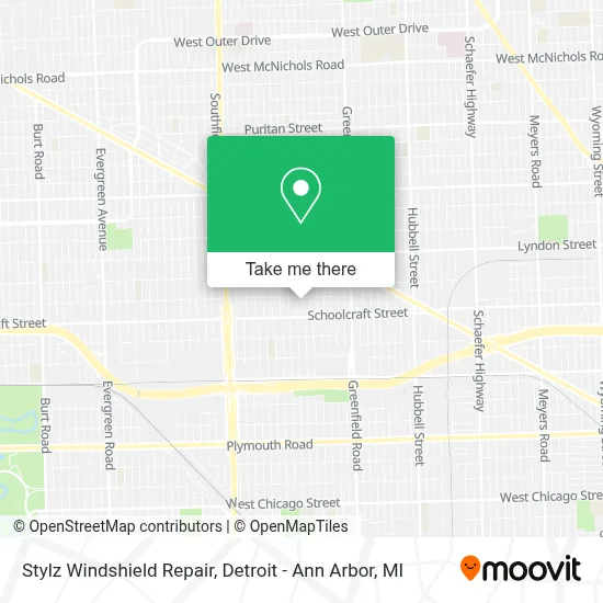 Stylz Windshield Repair map