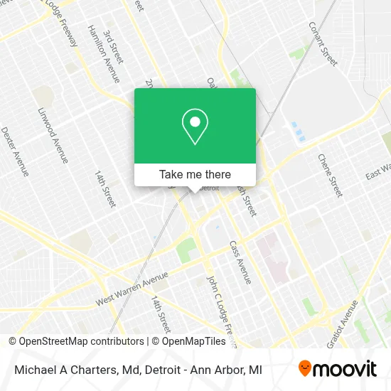 Michael A Charters, Md map
