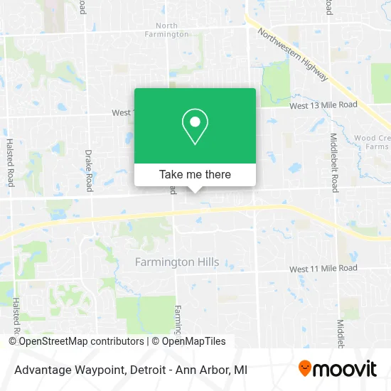 Advantage Waypoint map