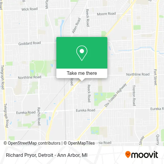Richard Pryor map