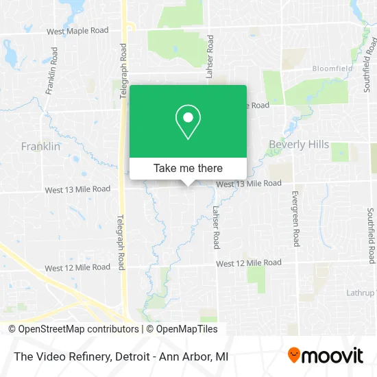 The Video Refinery map