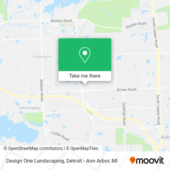 Design One Landscaping map