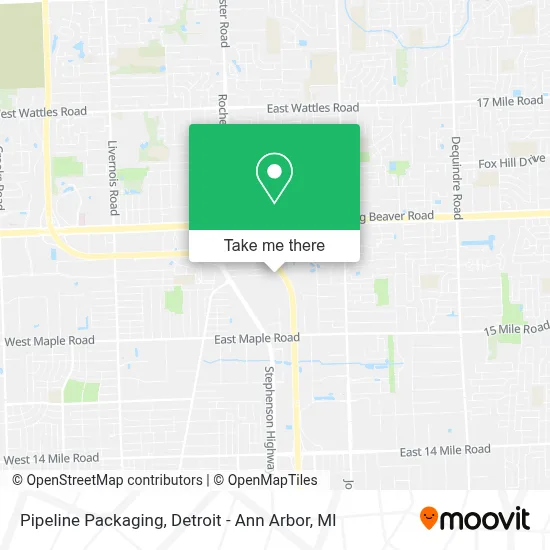 Pipeline Packaging map