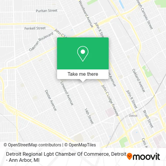 Detroit Regional Lgbt Chamber Of Commerce map