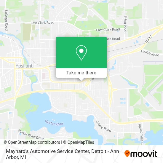 Maynard's Automotive Service Center map