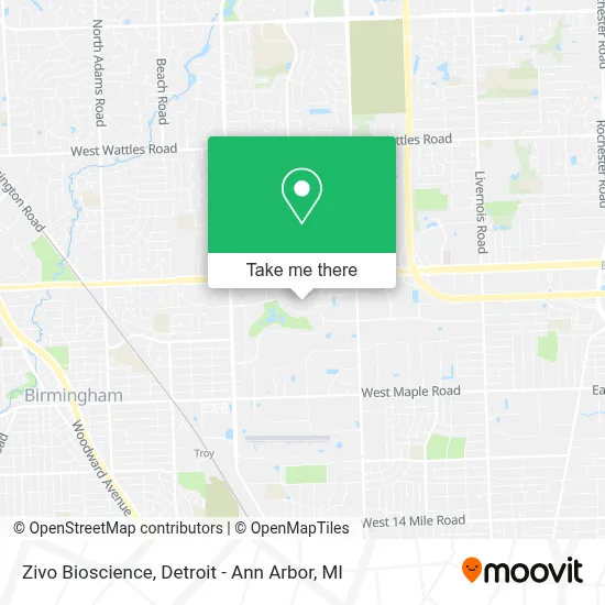 Zivo Bioscience map