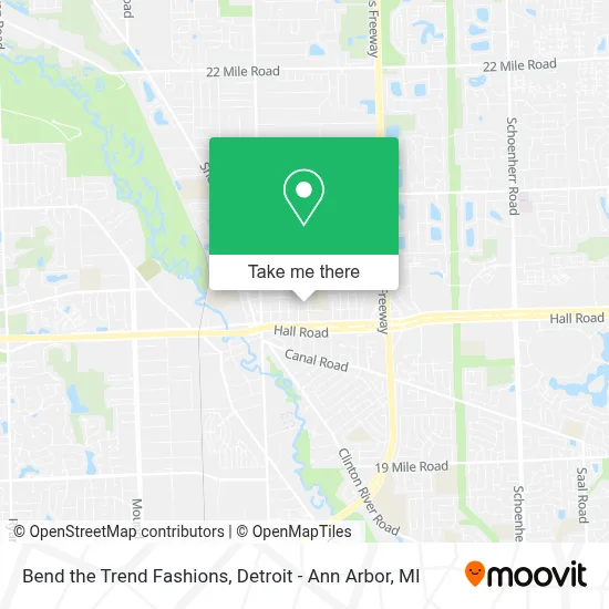 Bend the Trend Fashions map