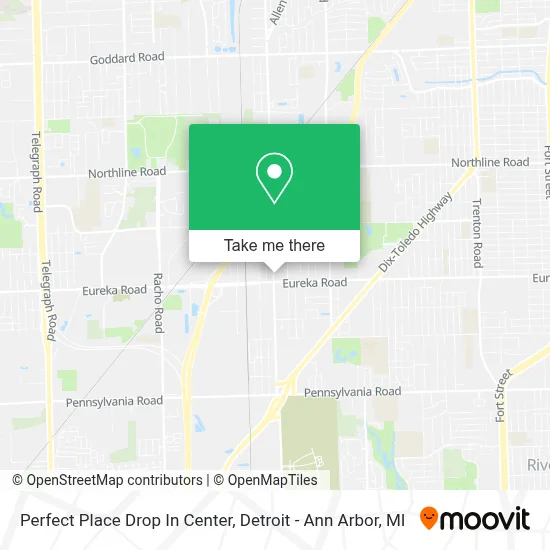 Perfect Place Drop In Center map