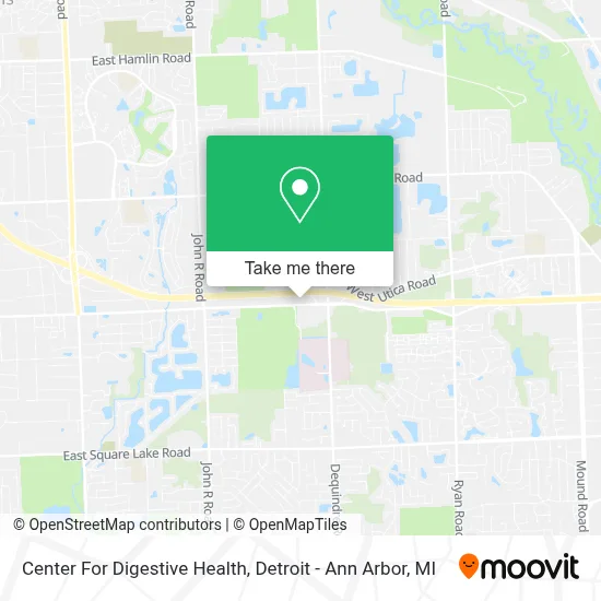 Center For Digestive Health map