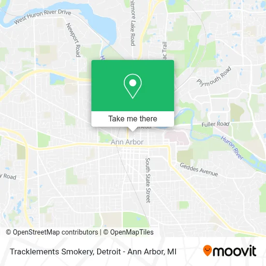 Tracklements Smokery map